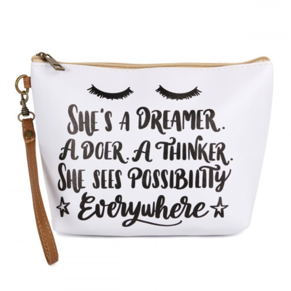 SHES A DREAMER COSMETIC BAG